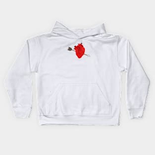 Heart Arrow Kids Hoodie